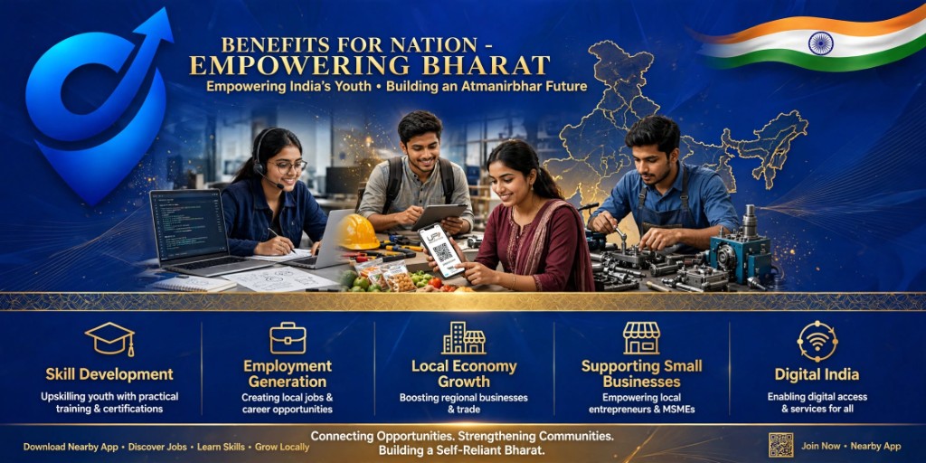 Benefits for the nation — empowering Bharat through skills, jobs, and local business